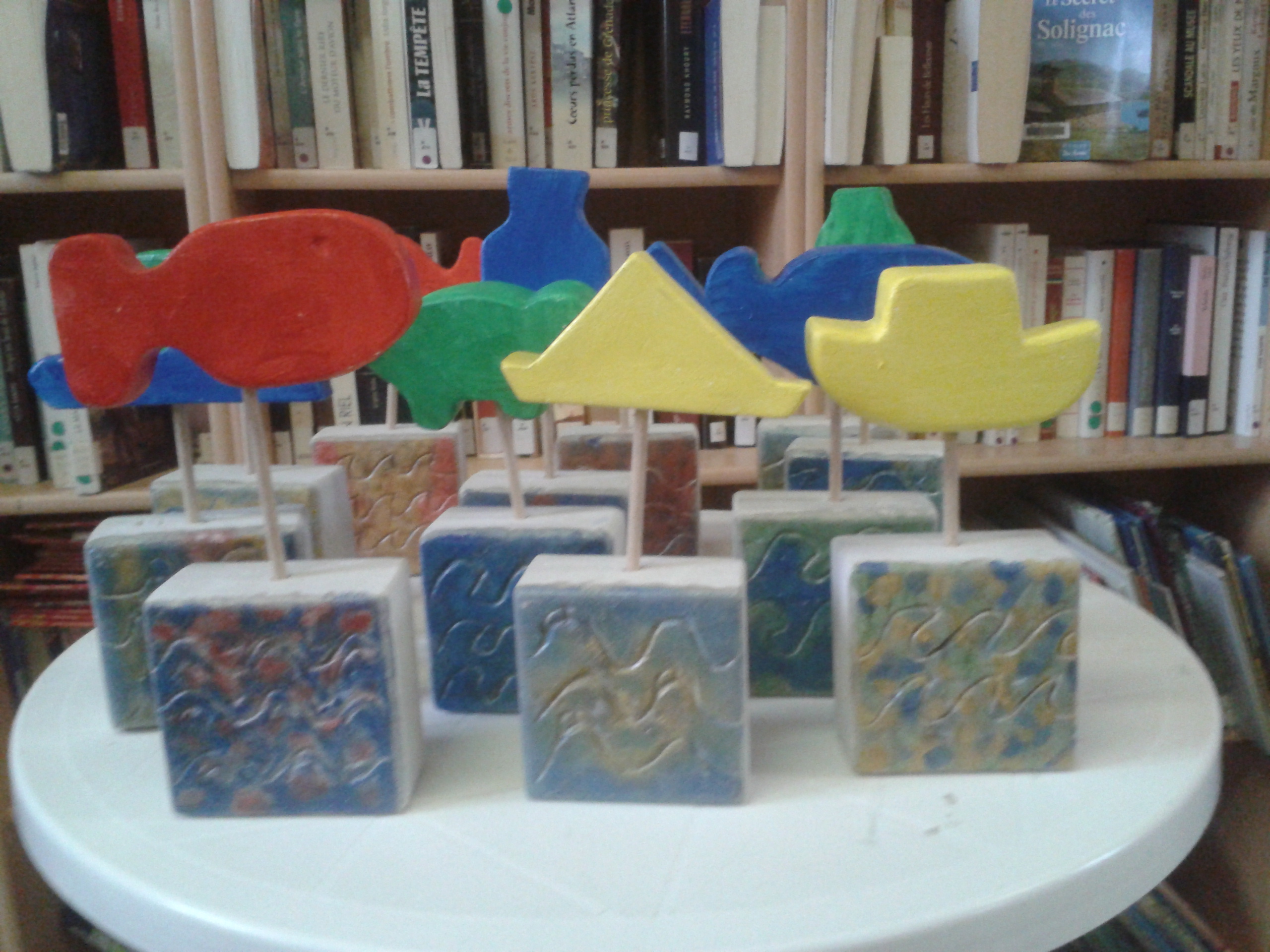 Périscolaire sculpture projet mer